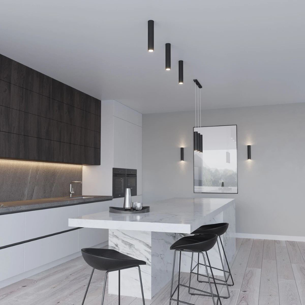 Lampa wisząca LAGOS 3L czarny - obrazek 3