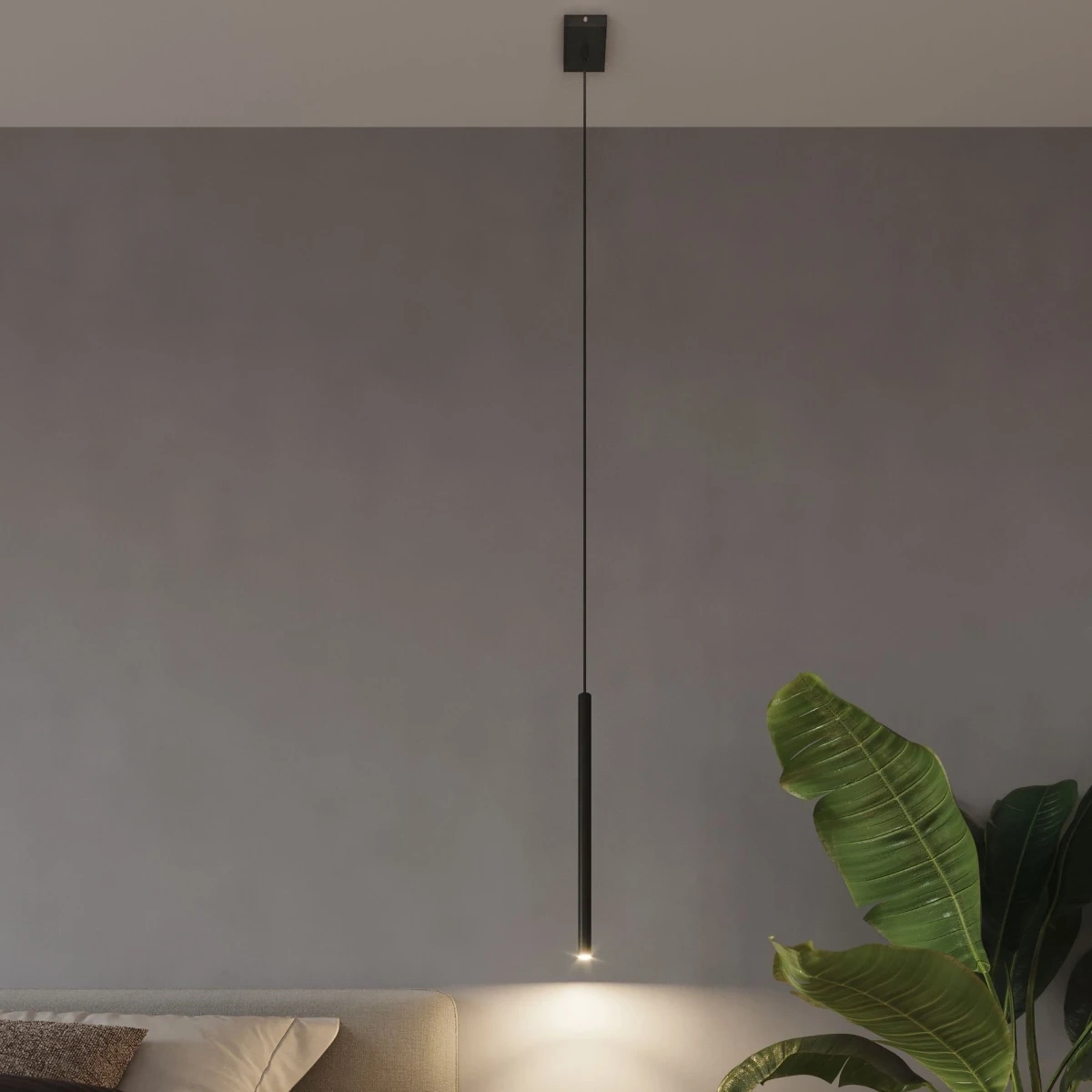 Lampa wisząca PASTELO 1 czarna - obrazek 3