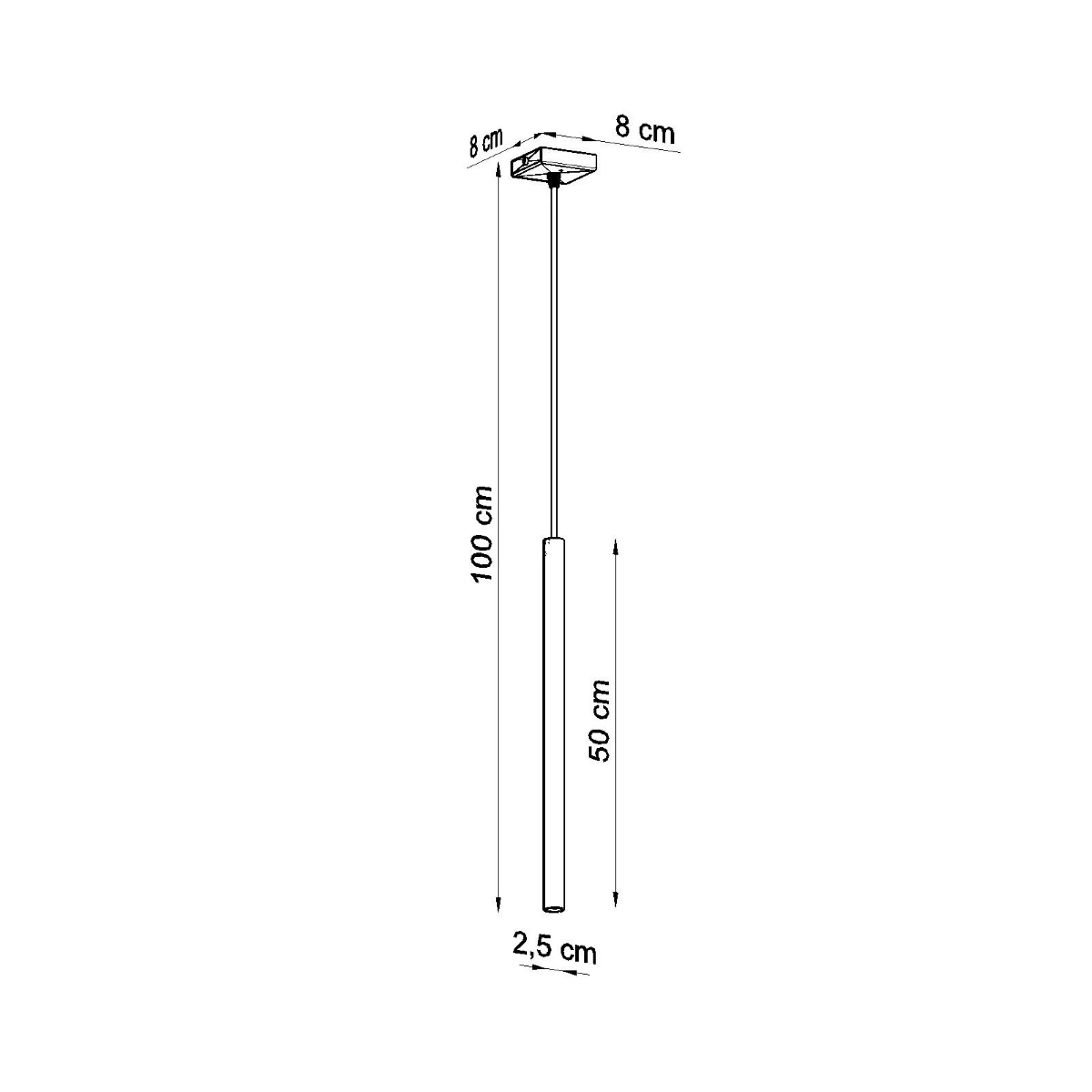 Lampa wisząca PASTELO 1 czarna - obrazek 8