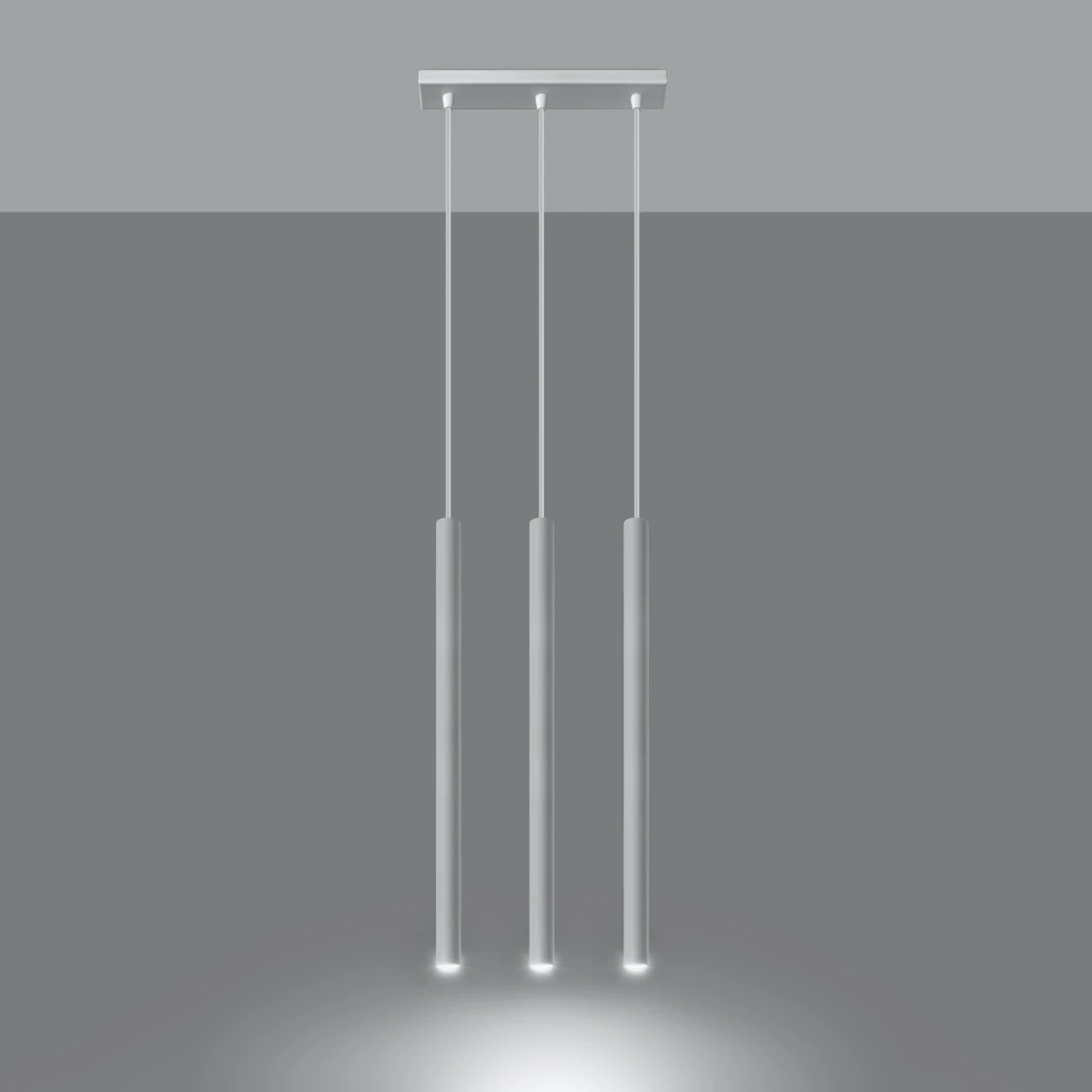 Lampa wisząca PASTELO 3 biała - obrazek 7