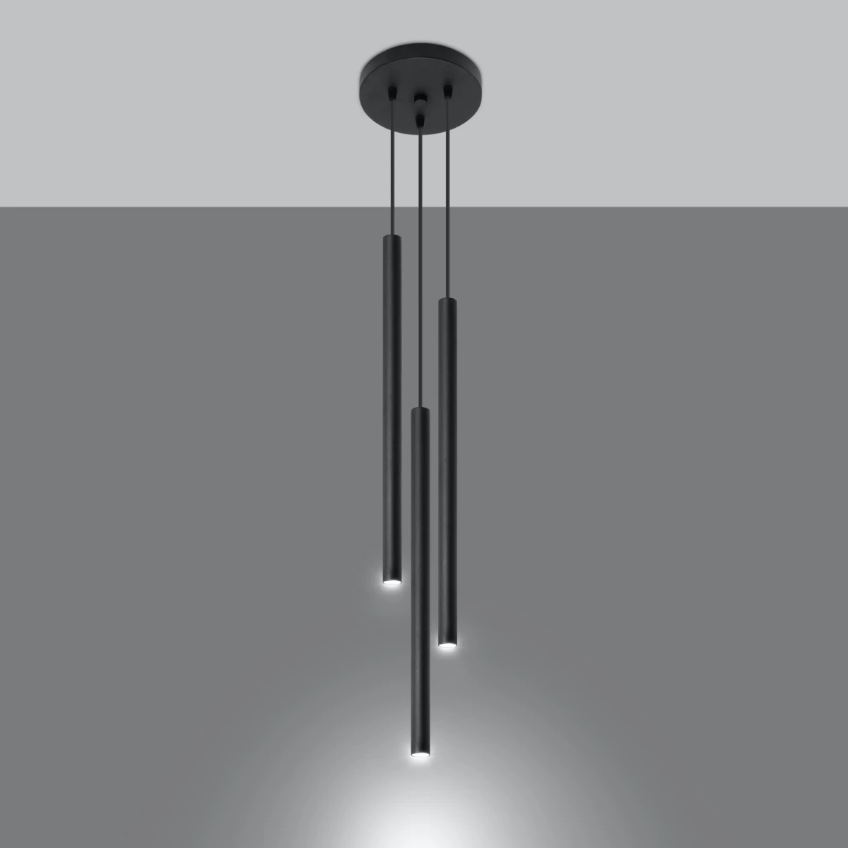 Lampa wisząca PASTELO 3P czarna - obrazek 7