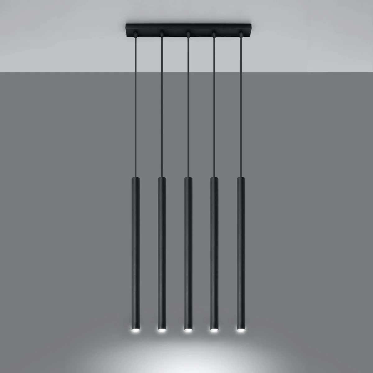 Lampa wisząca PASTELO 5 czarna - obrazek 7