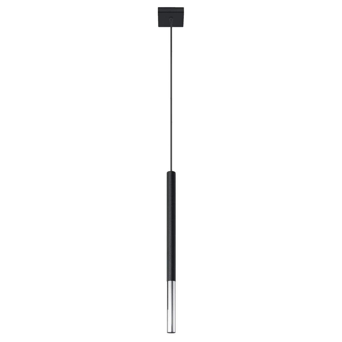 Lampa wisząca MOZAICA 1 czarny/chrom