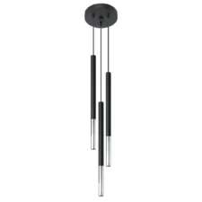 Lampa wisząca MOZAICA 3P czarny/chrom