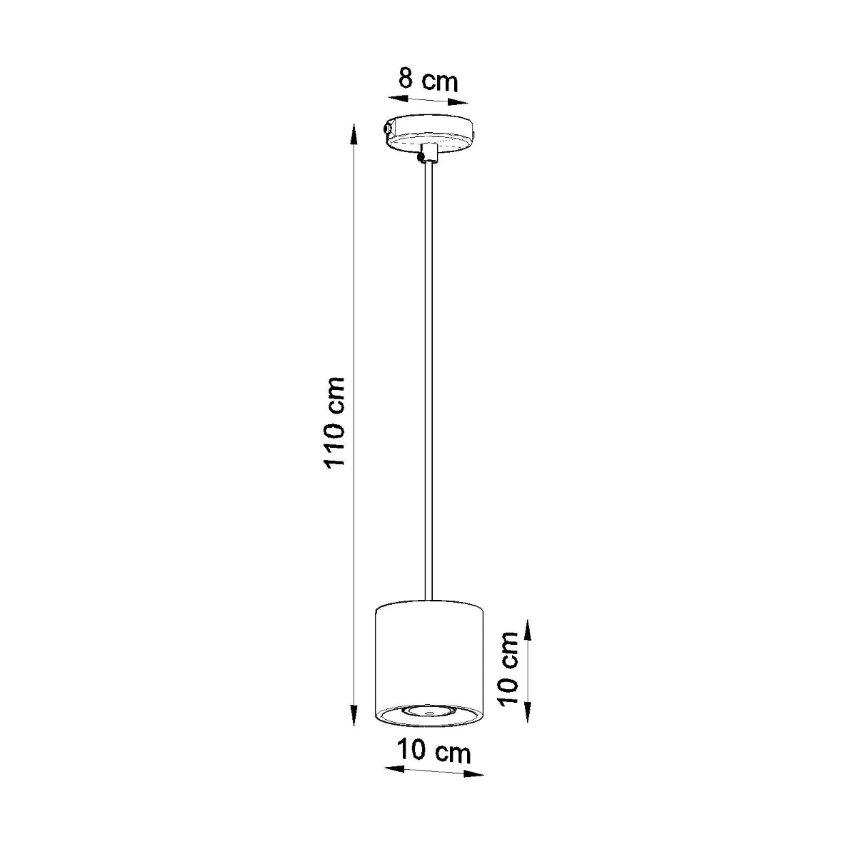 Lampa wisząca ORBIS 1 biały - obrazek 9