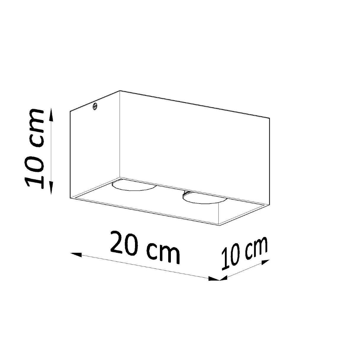 Plafon QUAD MAXI czarny - obrazek 9