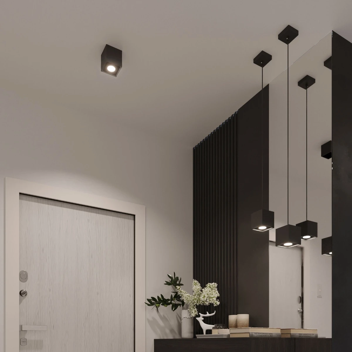 Lampa wisząca QUAD 1 czarny - obrazek 3