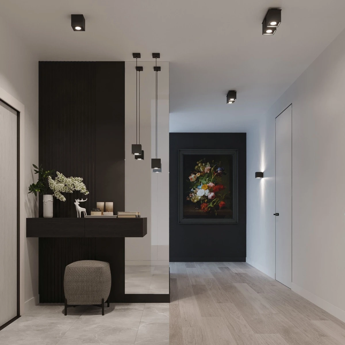 Lampa wisząca QUAD 1 czarny - obrazek 4