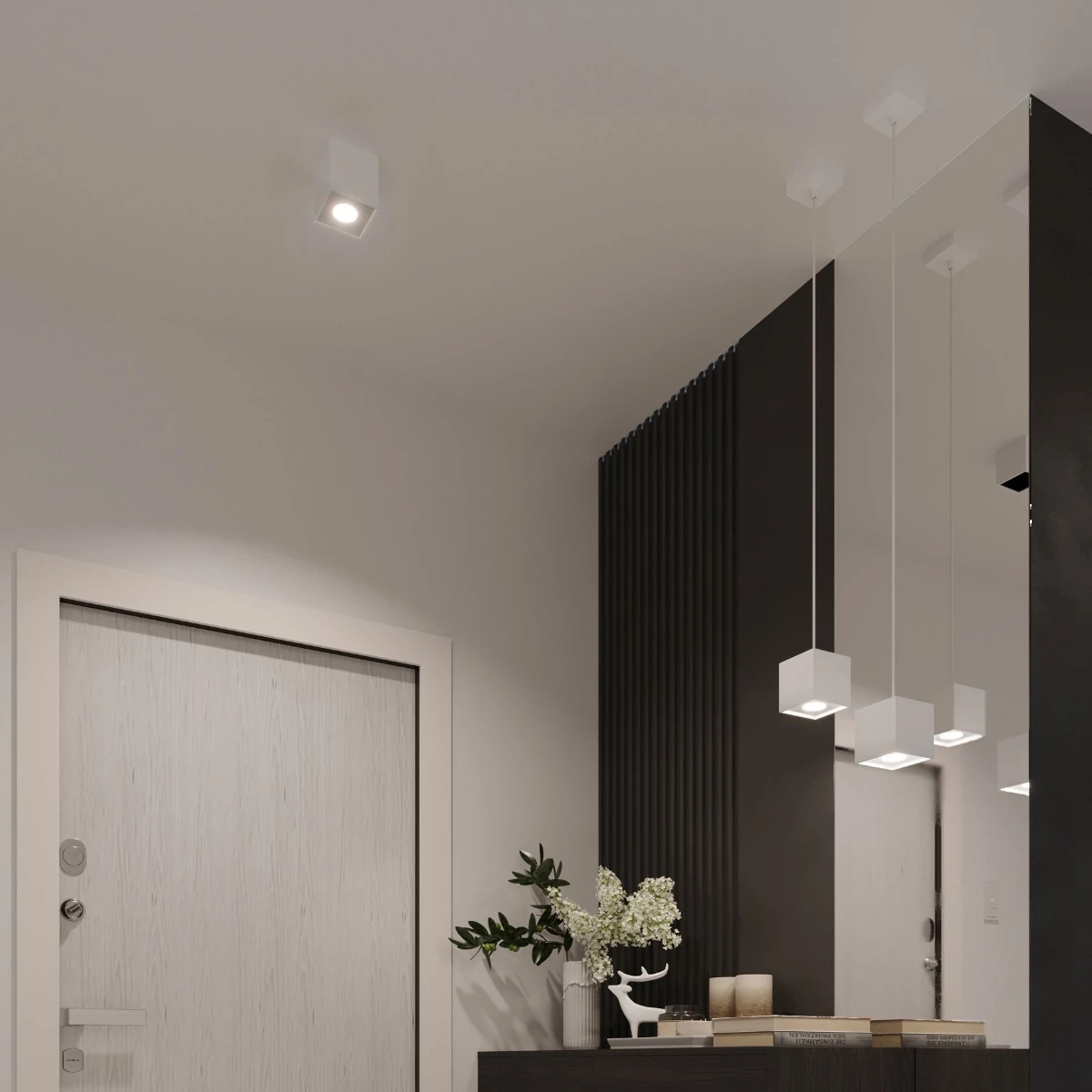Lampa wisząca QUAD 1 biały - obrazek 3