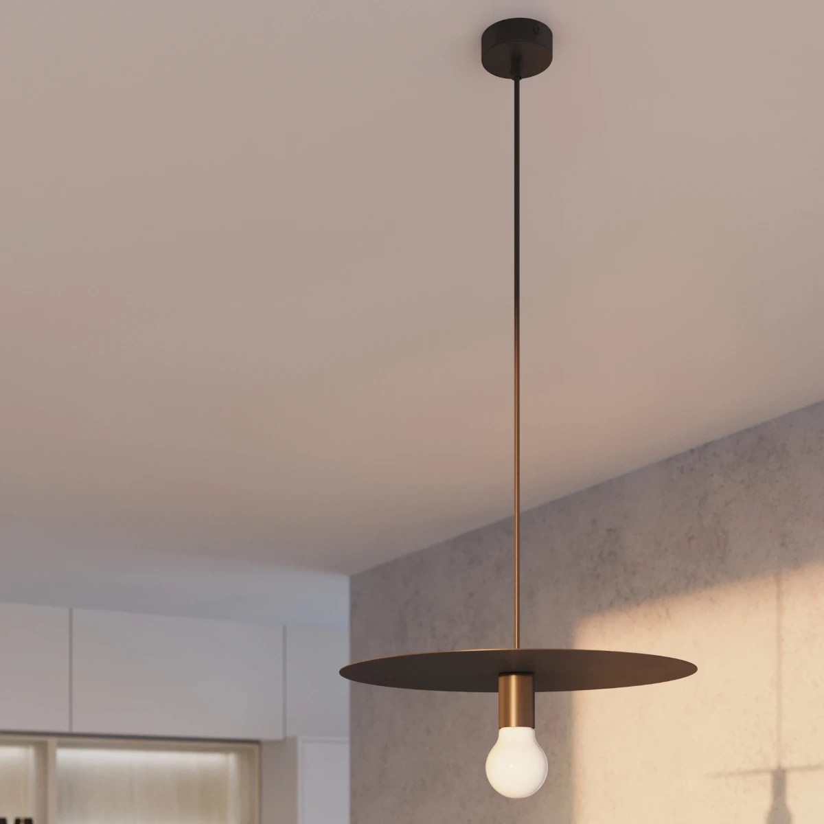 Lampa wisząca FLAVIO czarna - obrazek 5