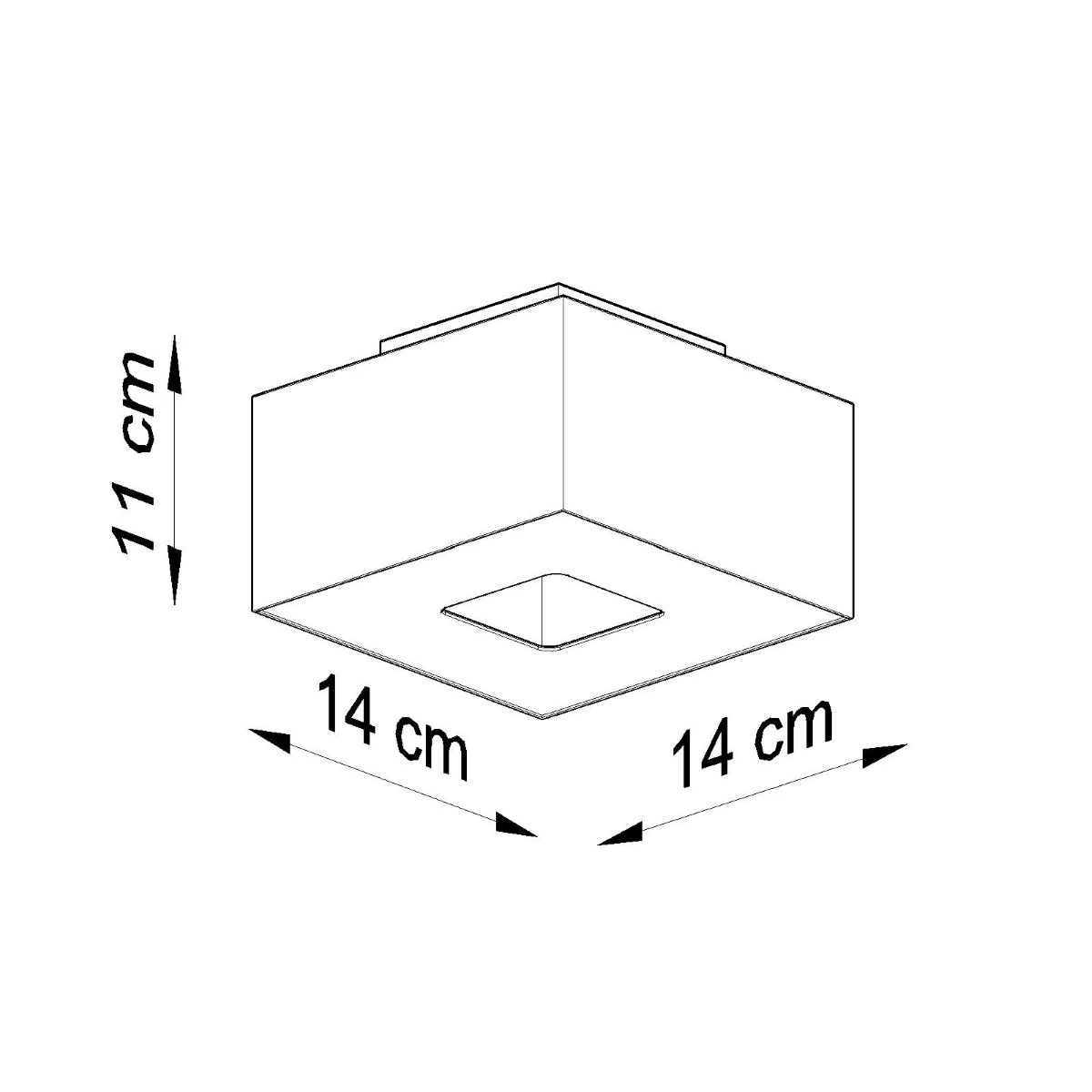 Plafon MONO 1 biały - obrazek 8
