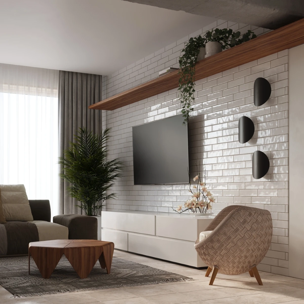 Kinkiet SENSES czarny - obrazek 4