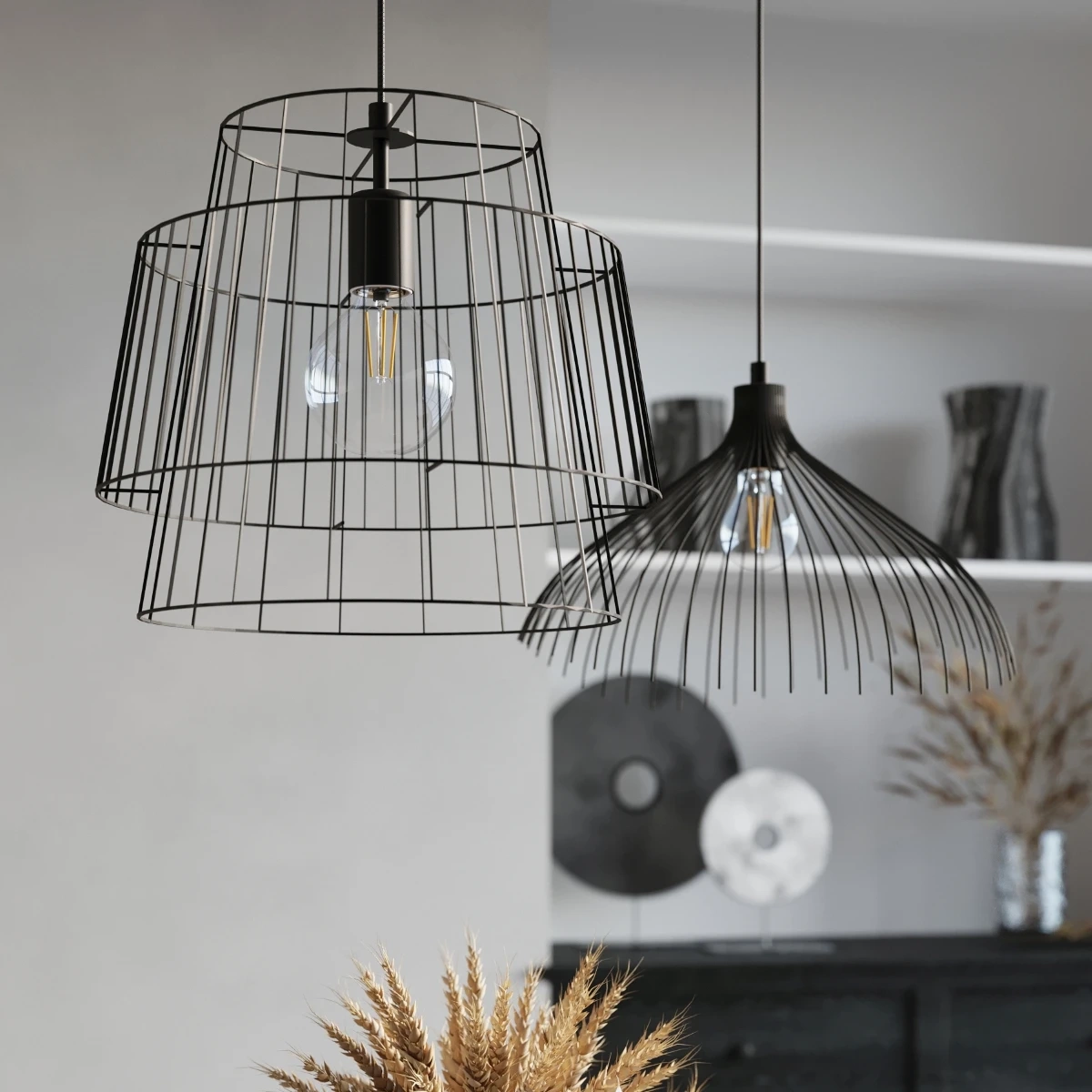 Lampa wisząca GATE czarny - obrazek 5