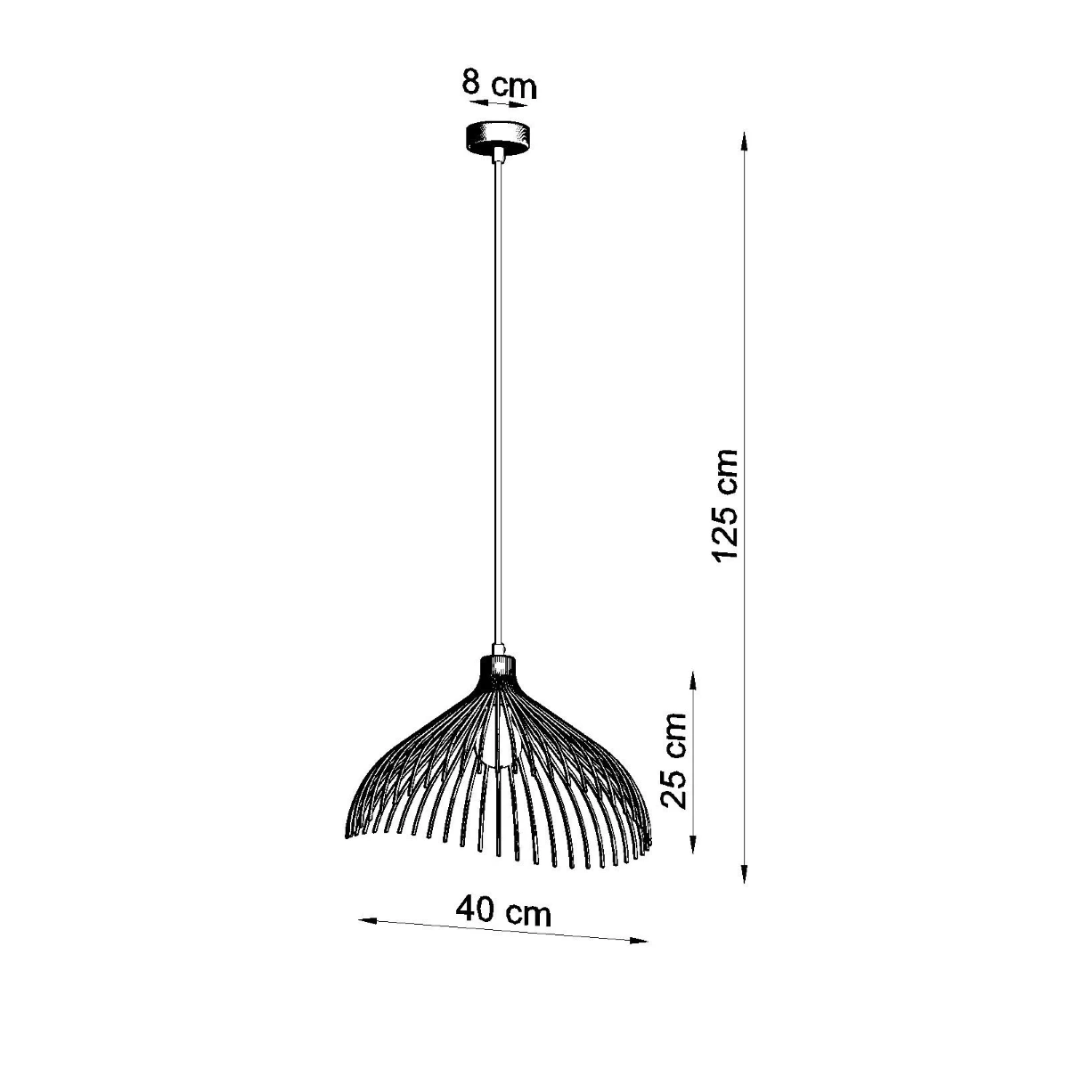 Lampa wisząca UMB biały - obrazek 8