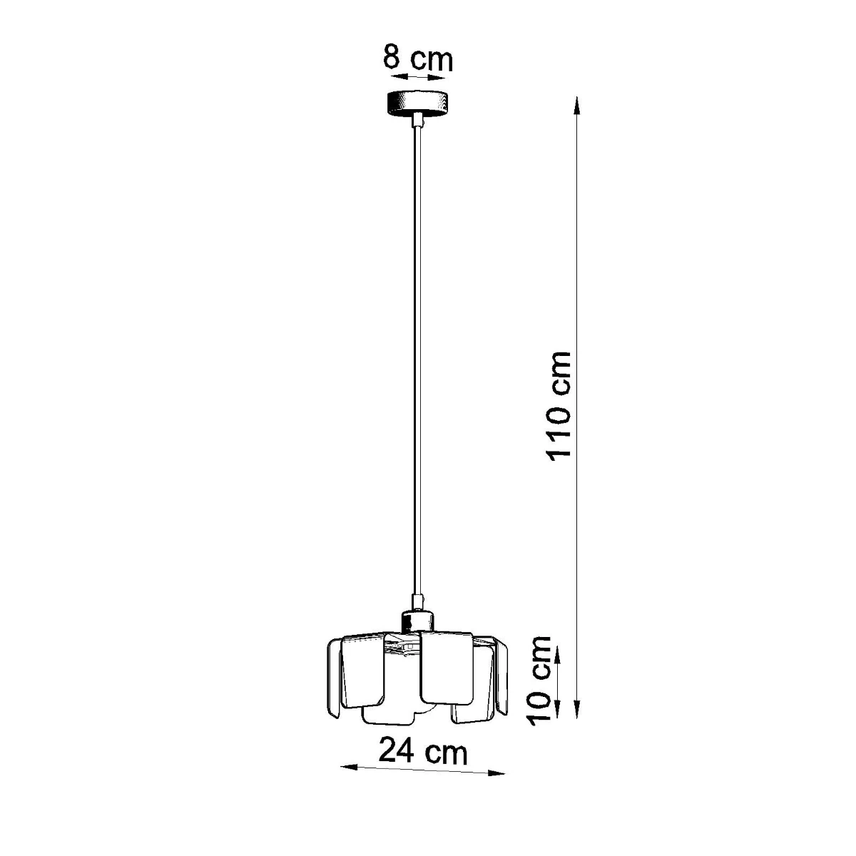 Lampa wisząca TULIP biały - obrazek 8