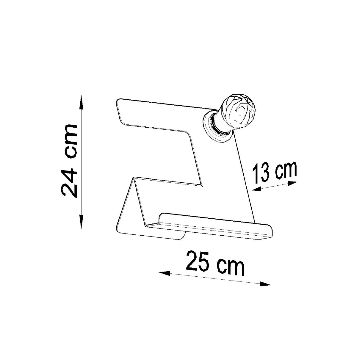 Lampa biurkowa INCLINE biała - obrazek 8