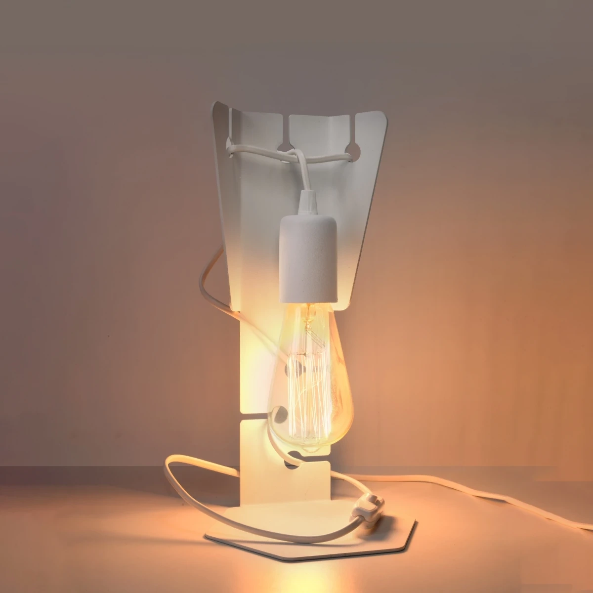 Lampa biurkowa ARBY biała - obrazek 7