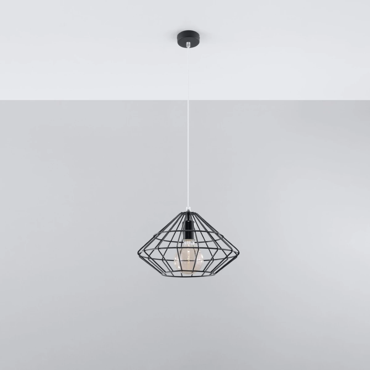 Lampa wisząca UMBERTO czarna - obrazek 6