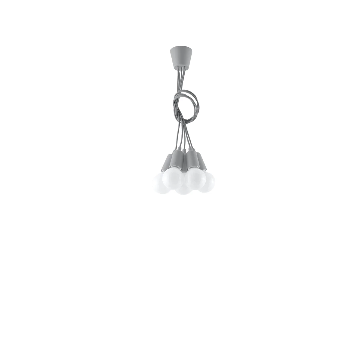 Lampa wisząca DIEGO 5 szara - obrazek 8