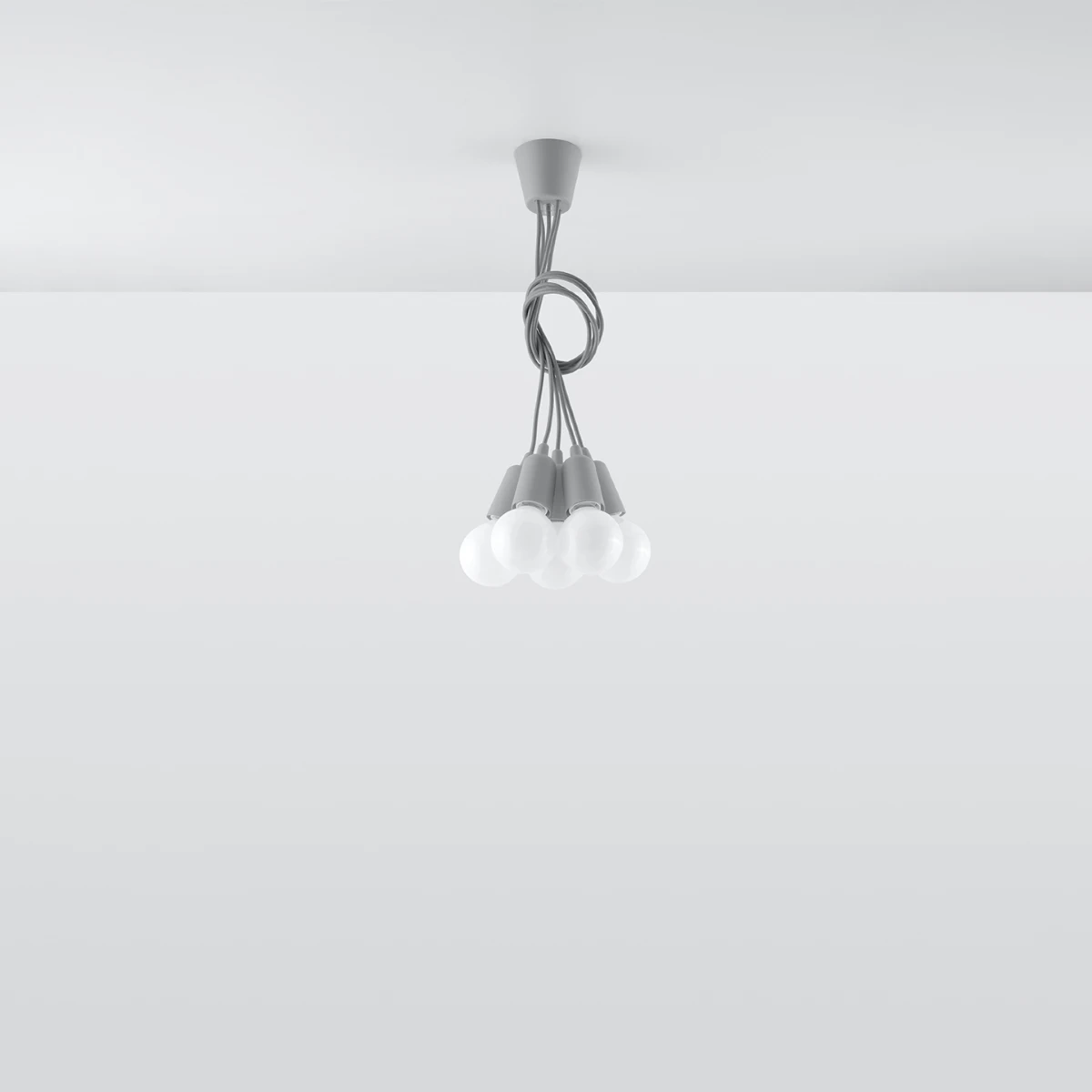 Lampa wisząca DIEGO 5 szara - obrazek 9