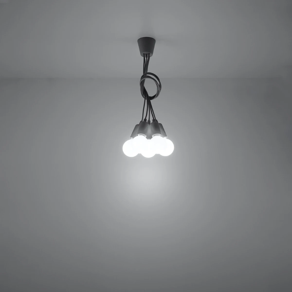 Lampa wisząca DIEGO 5 szara - obrazek 10