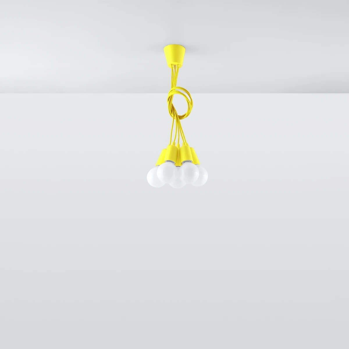 Lampa wisząca DIEGO 5 żółta - obrazek 9