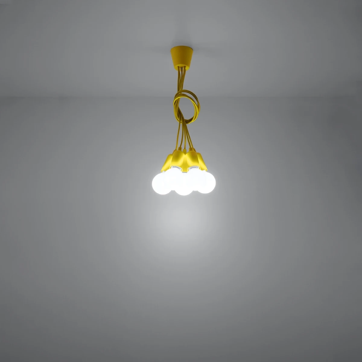 Lampa wisząca DIEGO 5 żółta - obrazek 10