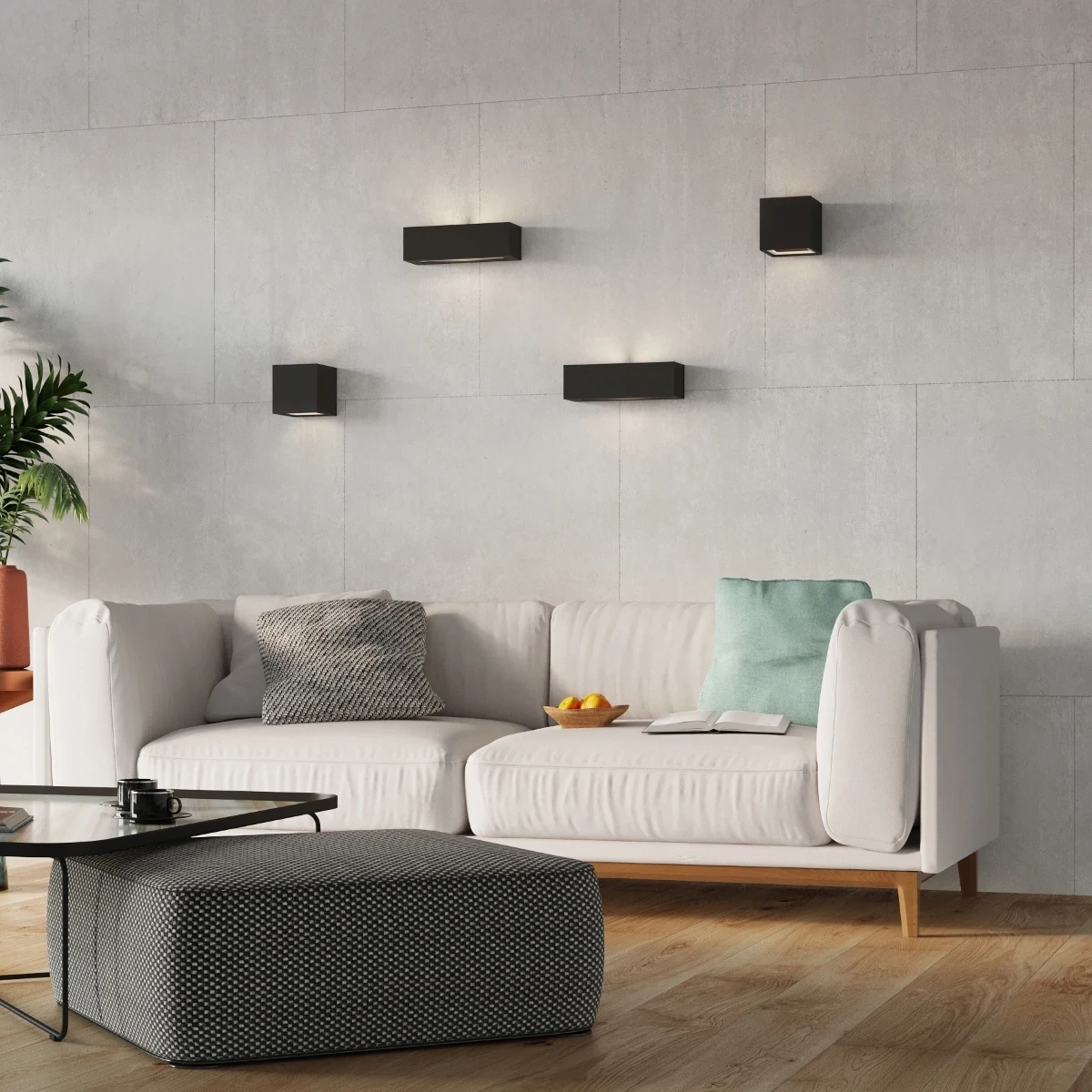 Kinkiet ceramiczny VEGA czarny - obrazek 3