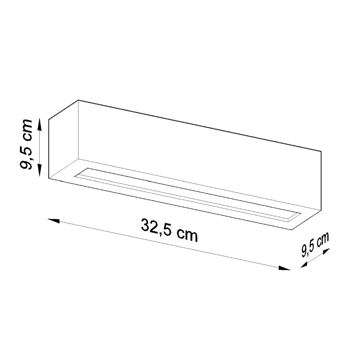 Kinkiet ceramiczny VEGA czarny - obrazek 8