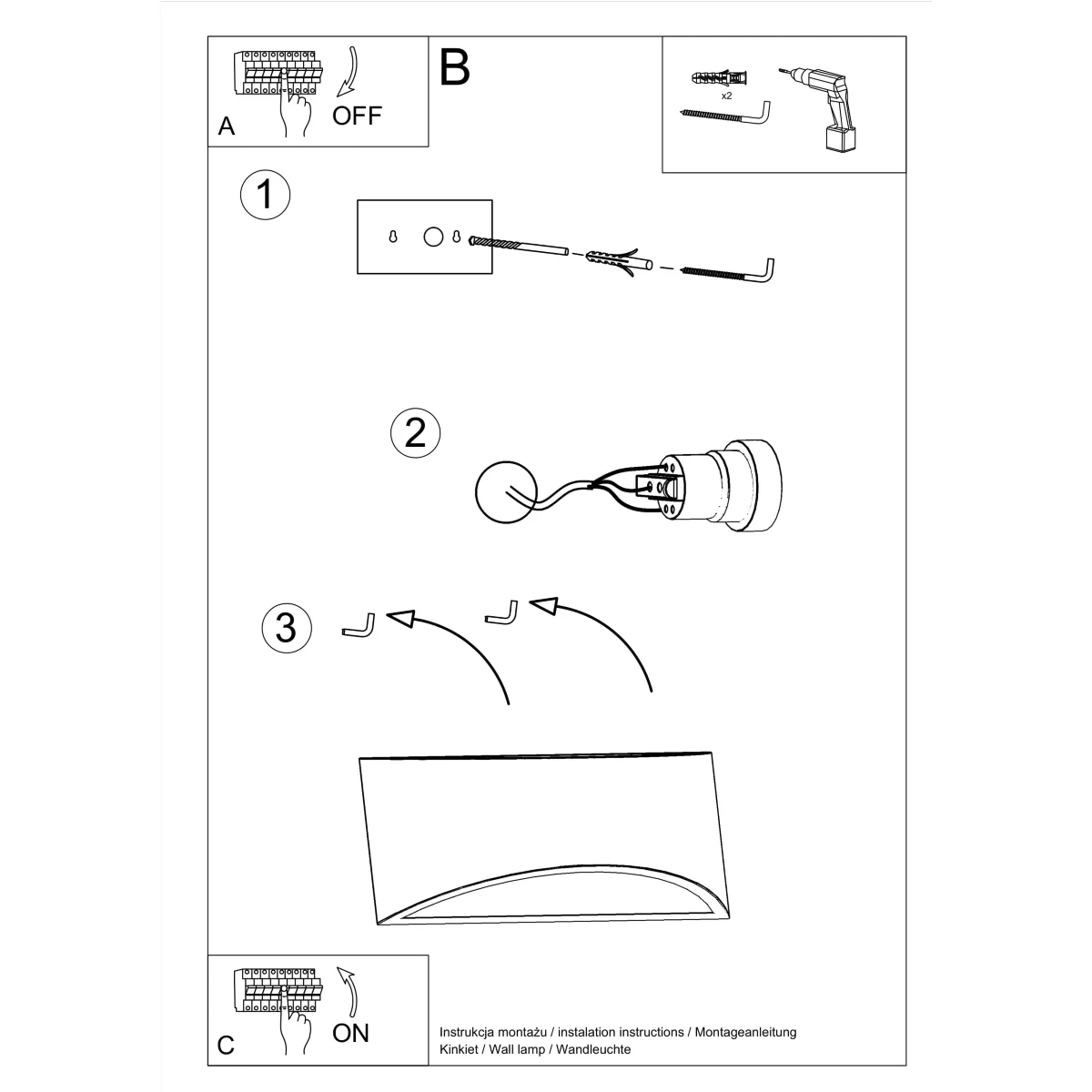 Kinkiet ceramiczny VIXEN - obrazek 9