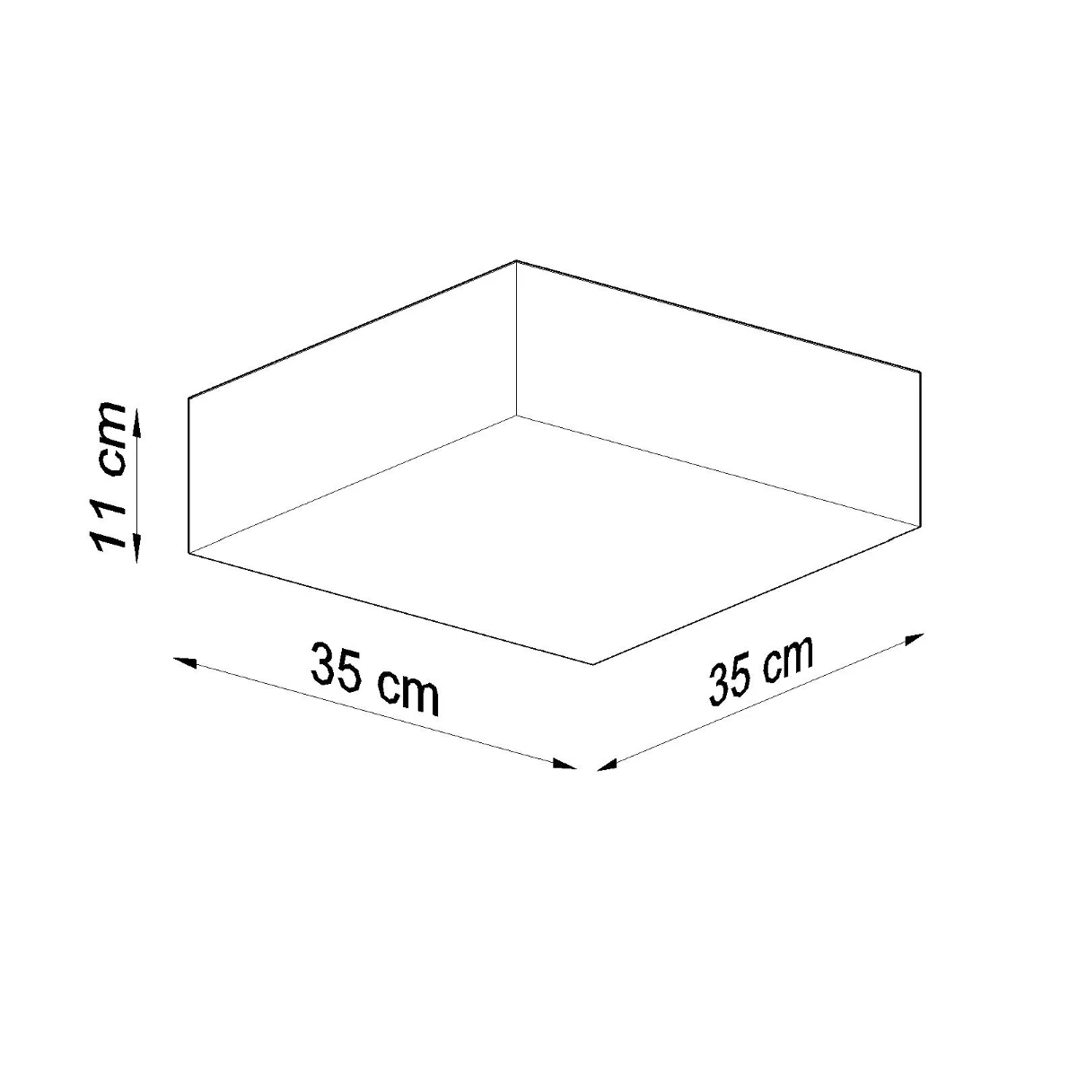Plafon HORUS 35 biały - obrazek 8