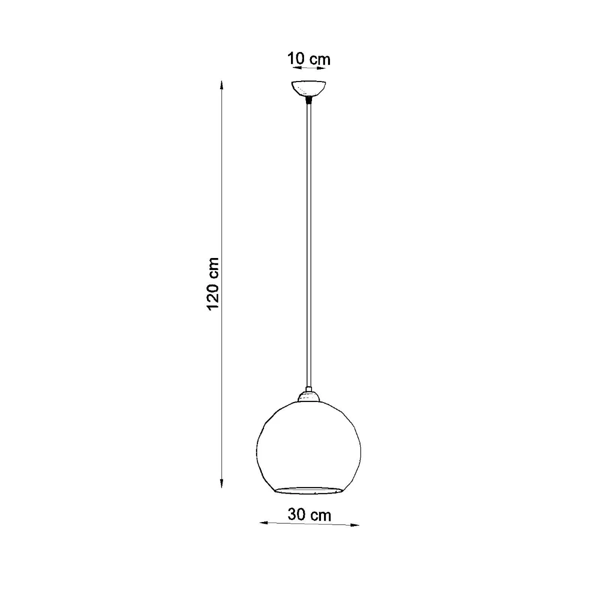Lampa wisząca BALL transparentny - obrazek 8