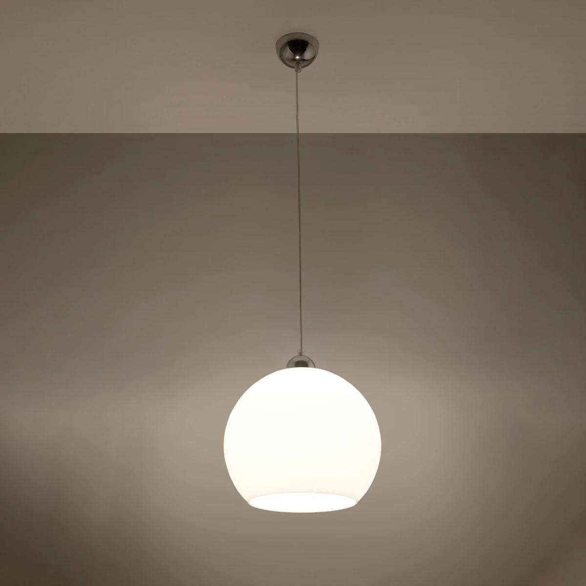 Lampa wisząca BALL biała - obrazek 7