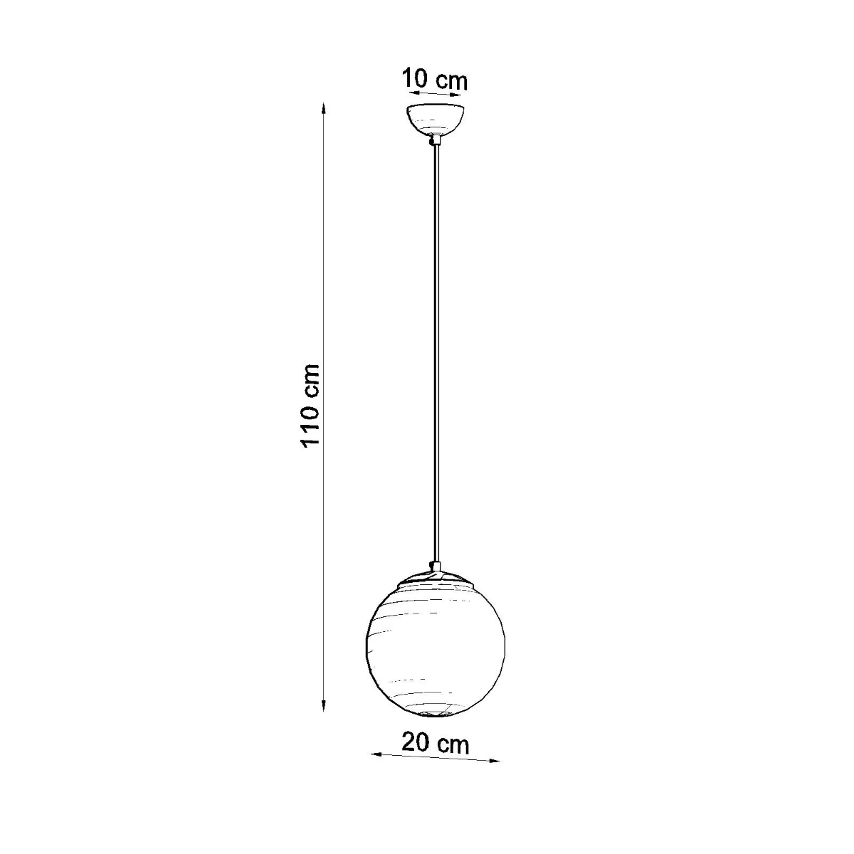 Lampa wisząca UGO 20 chrom - obrazek 8