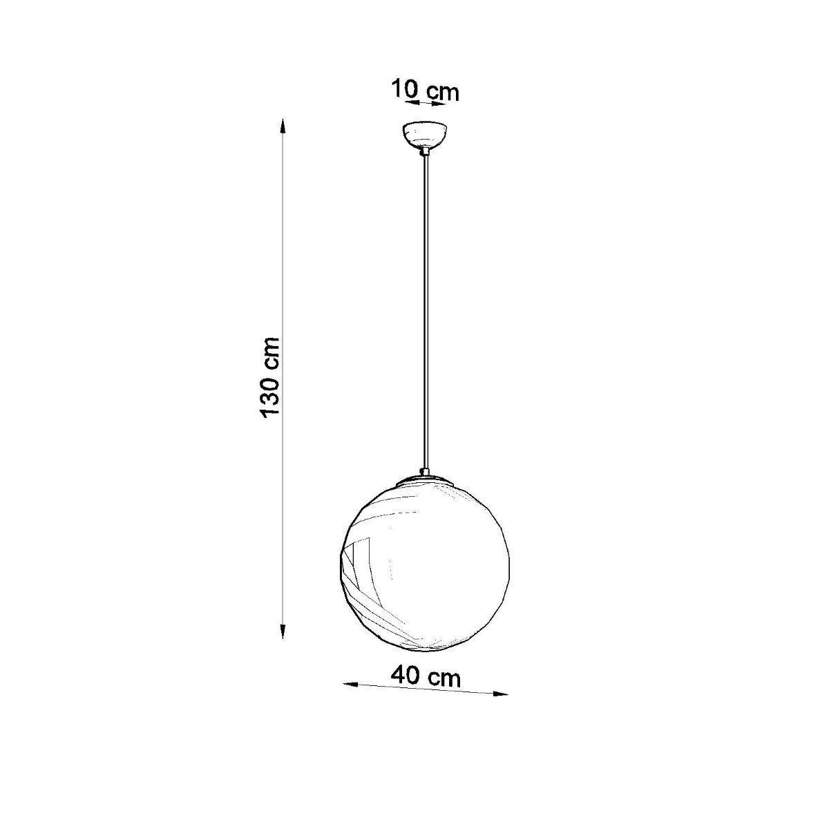 Lampa wisząca UGO 40 chrom - obrazek 8