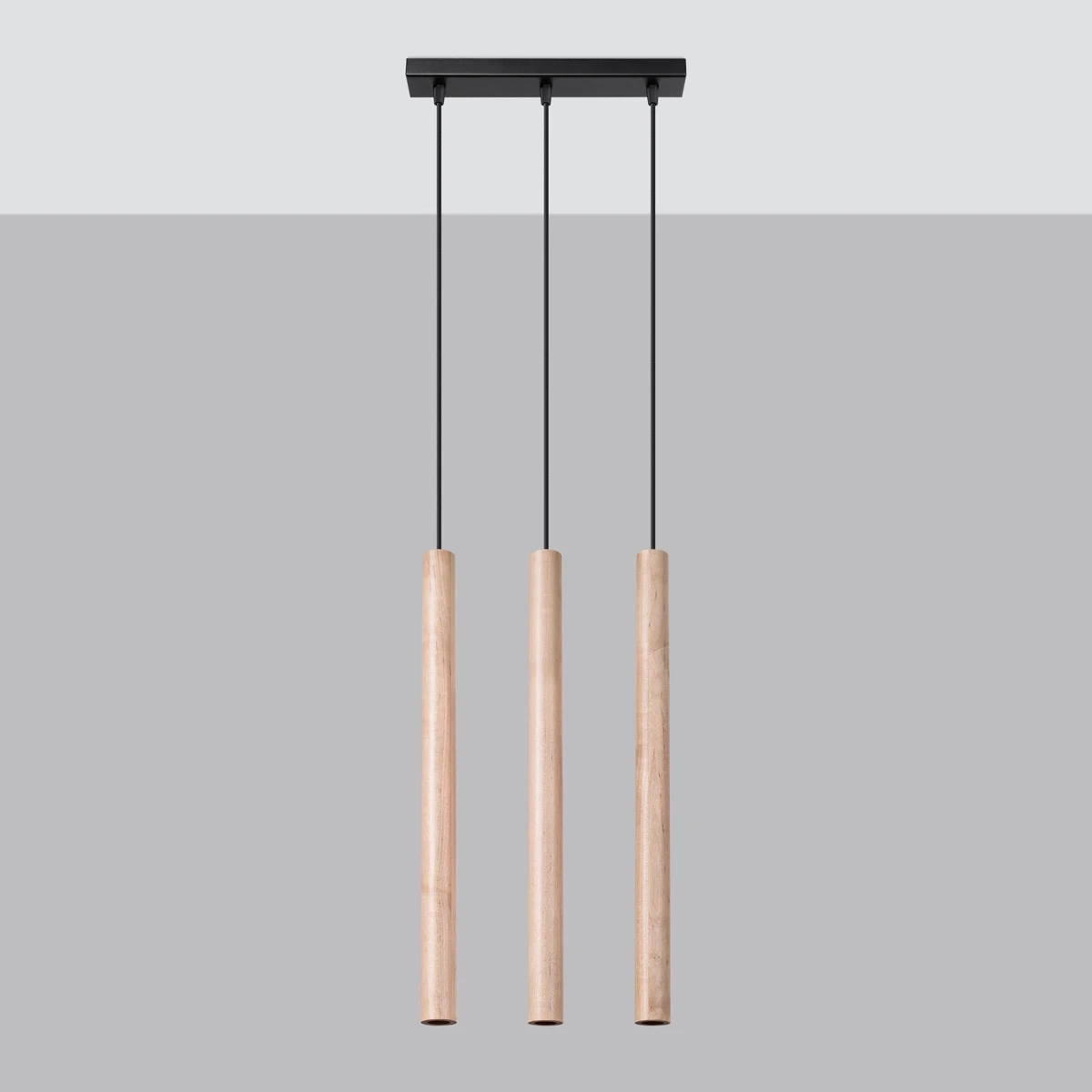 Lampa wisząca PASTELO 3L drewno - obrazek 6