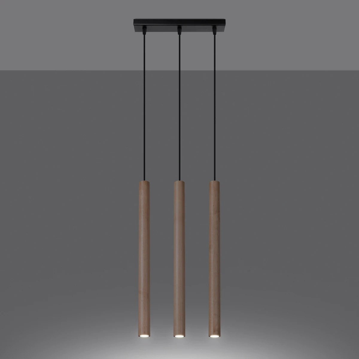 Lampa wisząca PASTELO 3L drewno - obrazek 7