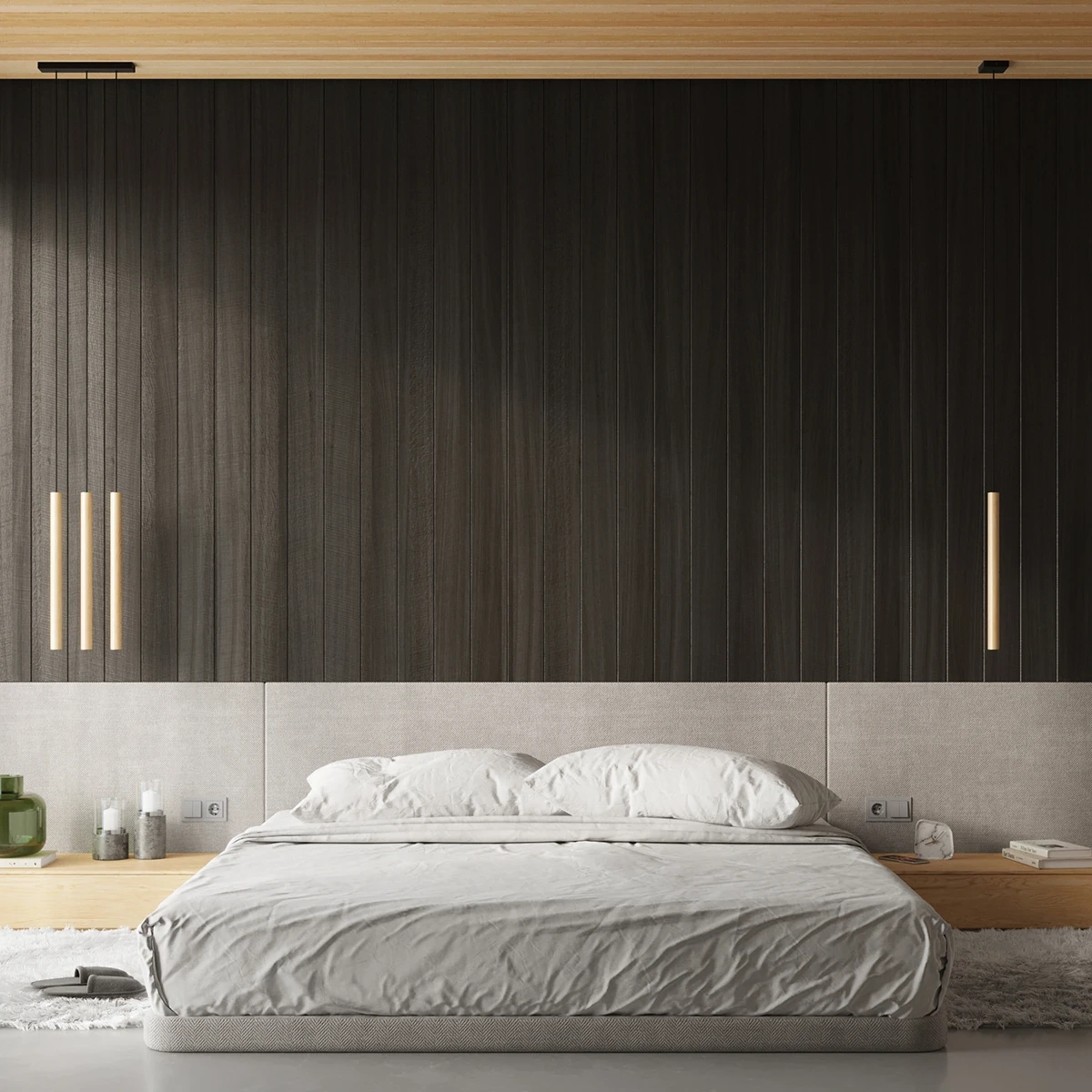 Lampa wisząca PASTELO 3P drewno - obrazek 4