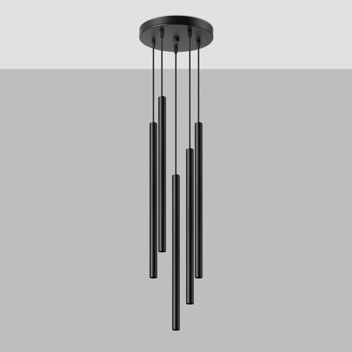 Lampa wisząca PASTELO 5P czarna - obrazek 6