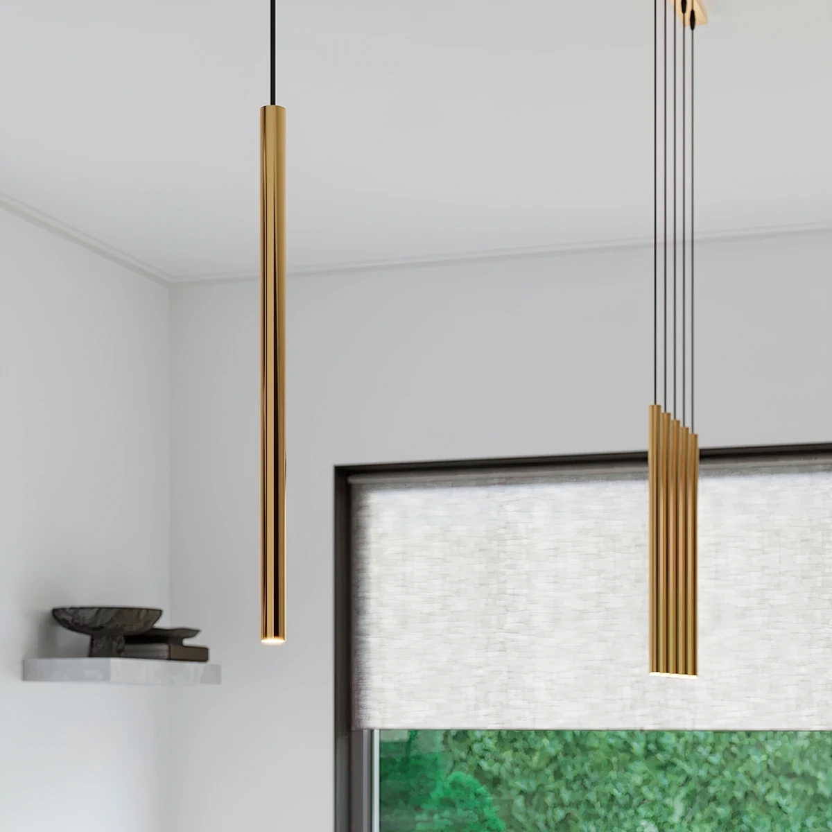 Lampa wisząca PASTELO 1 złota - obrazek 3