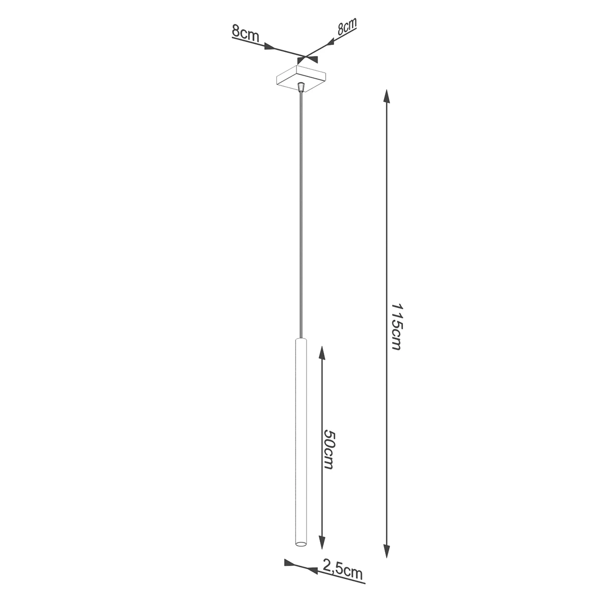 Lampa wisząca PASTELO 1 złota - obrazek 9
