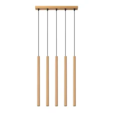 Lampa wisząca PASTELO 5L złota