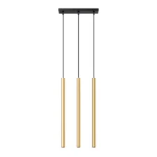 Lampa Wisząca PASTELO 3L złoty połysk