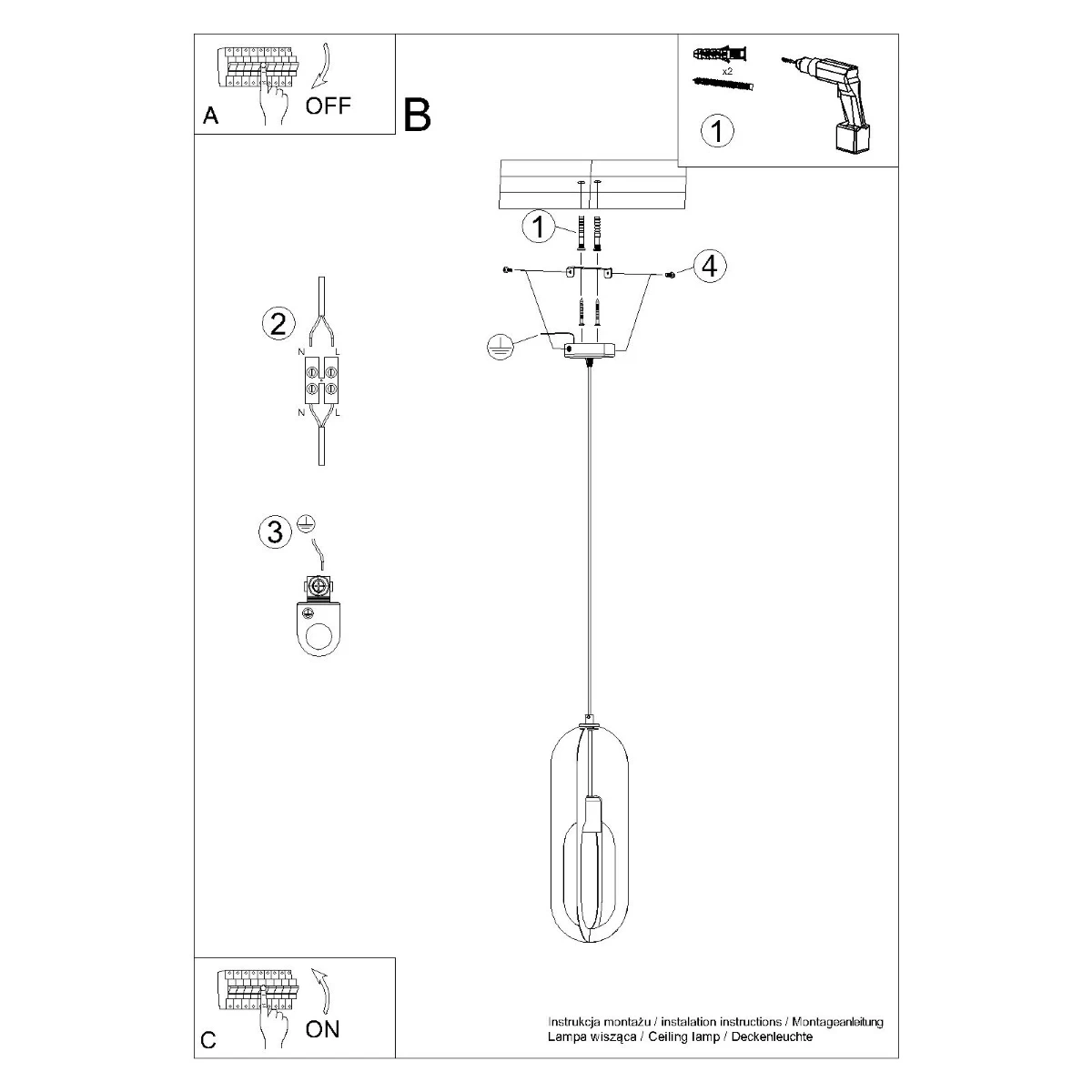 Lampa wisząca NICUS 1 biała - obrazek 15