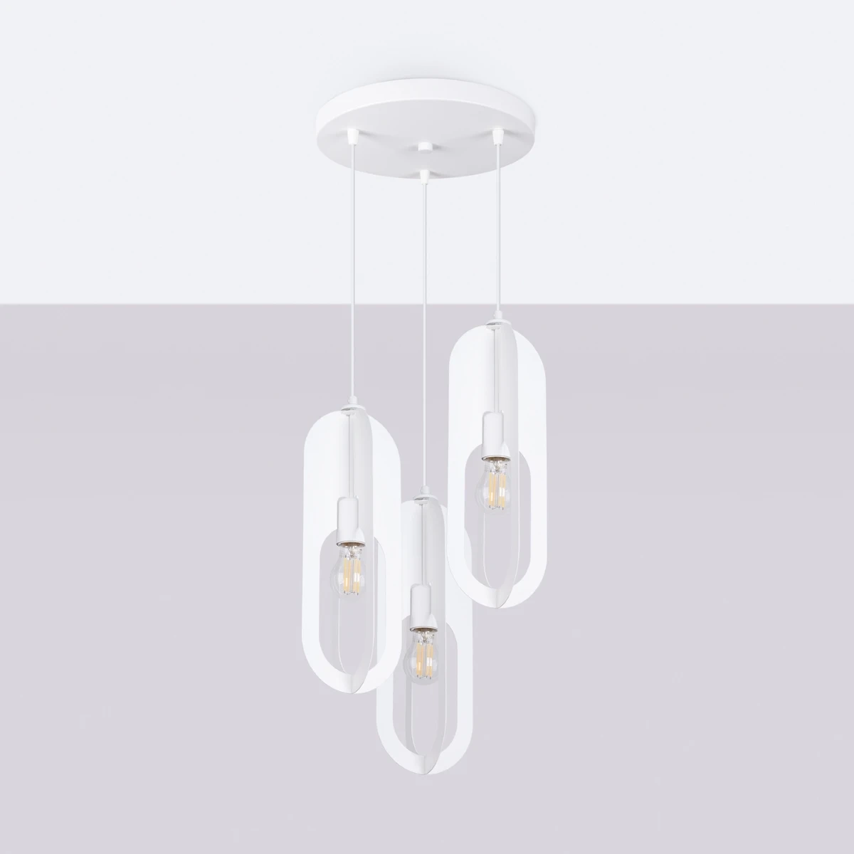 Lampa wisząca NICUS 3P biała - obrazek 6