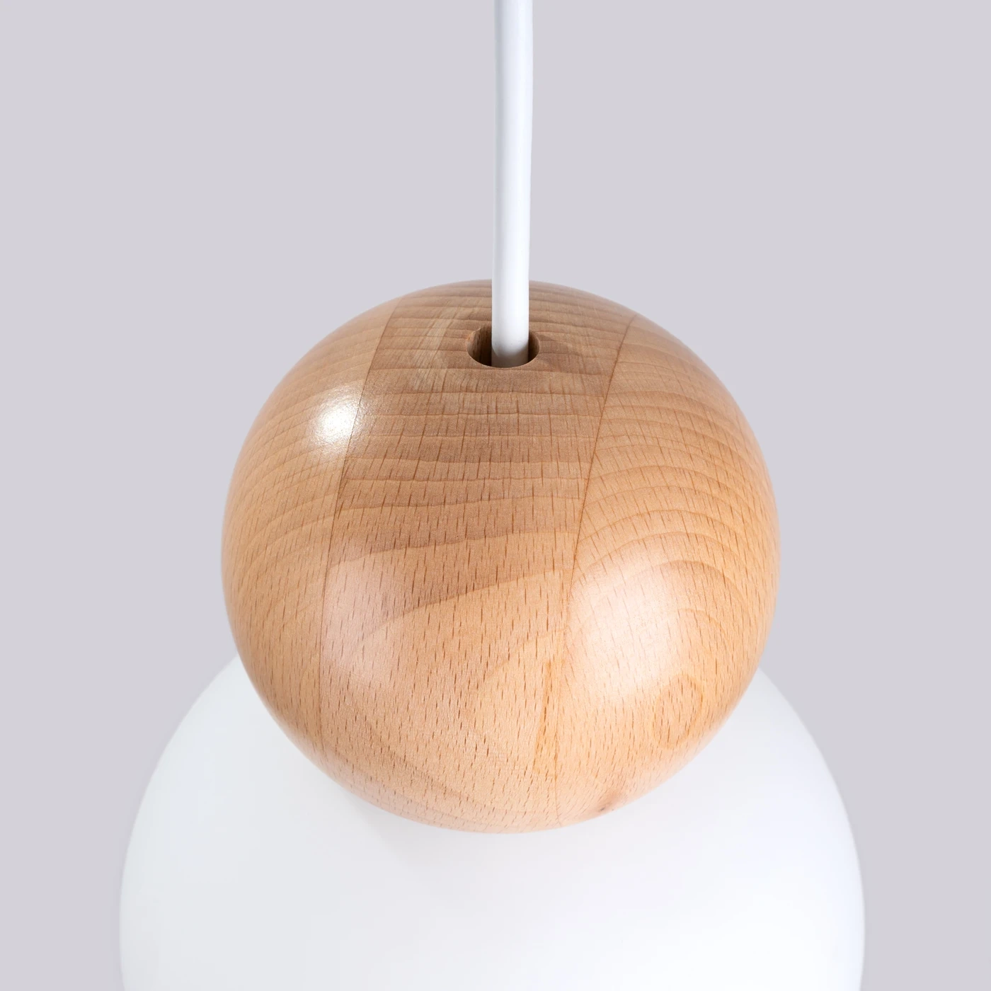 Lampa wisząca PEKKA 1 biała/naturalne drewno - obrazek 13