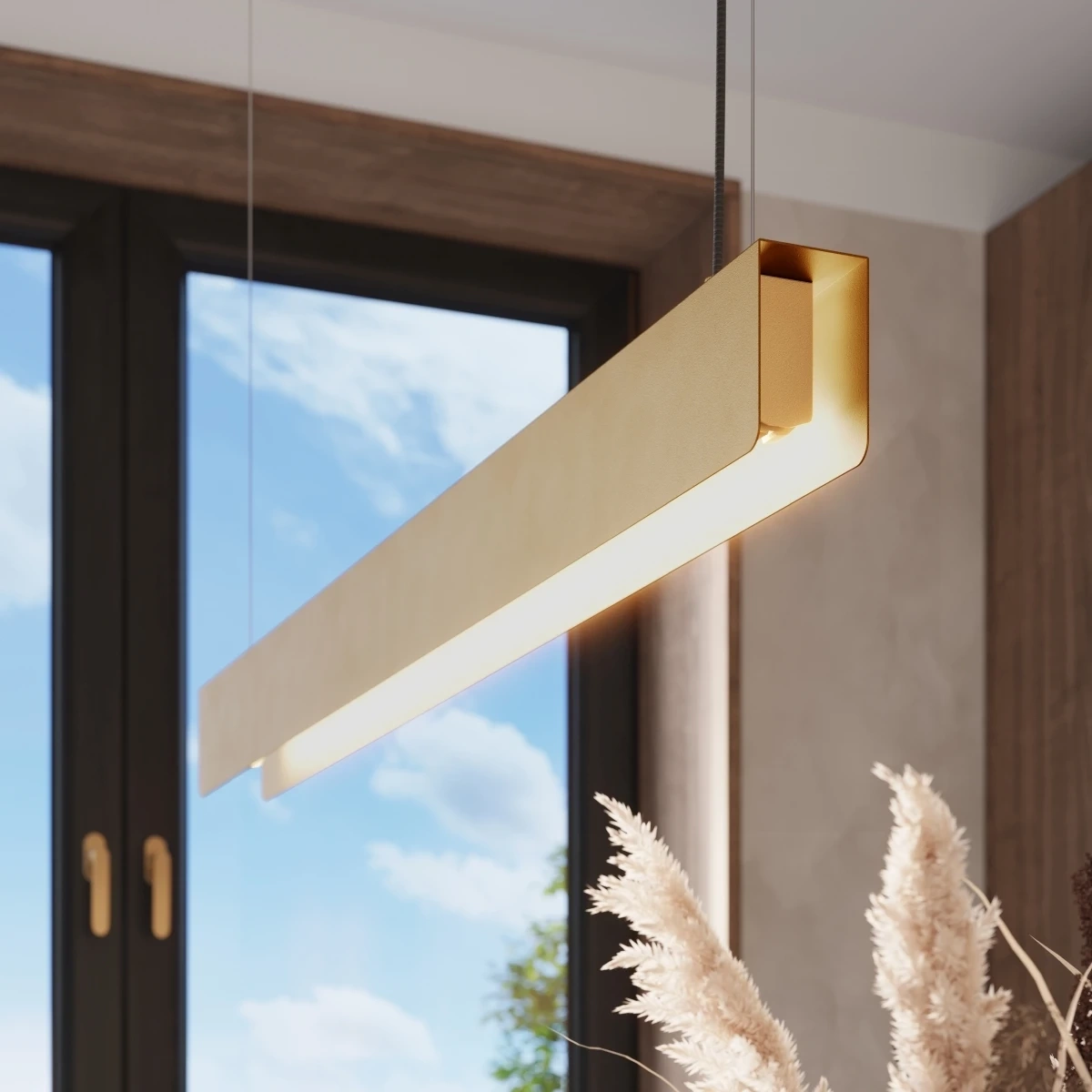 Lampa wisząca SPARK złota - obrazek 5