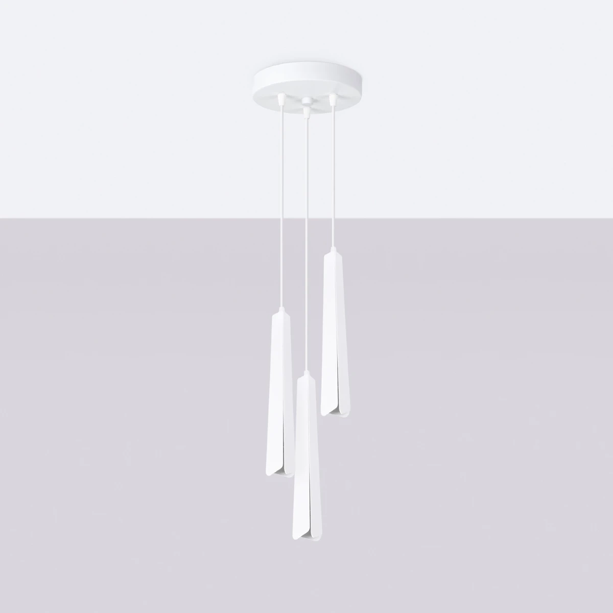 Lampa wisząca PRYSM 3P biała - obrazek 6