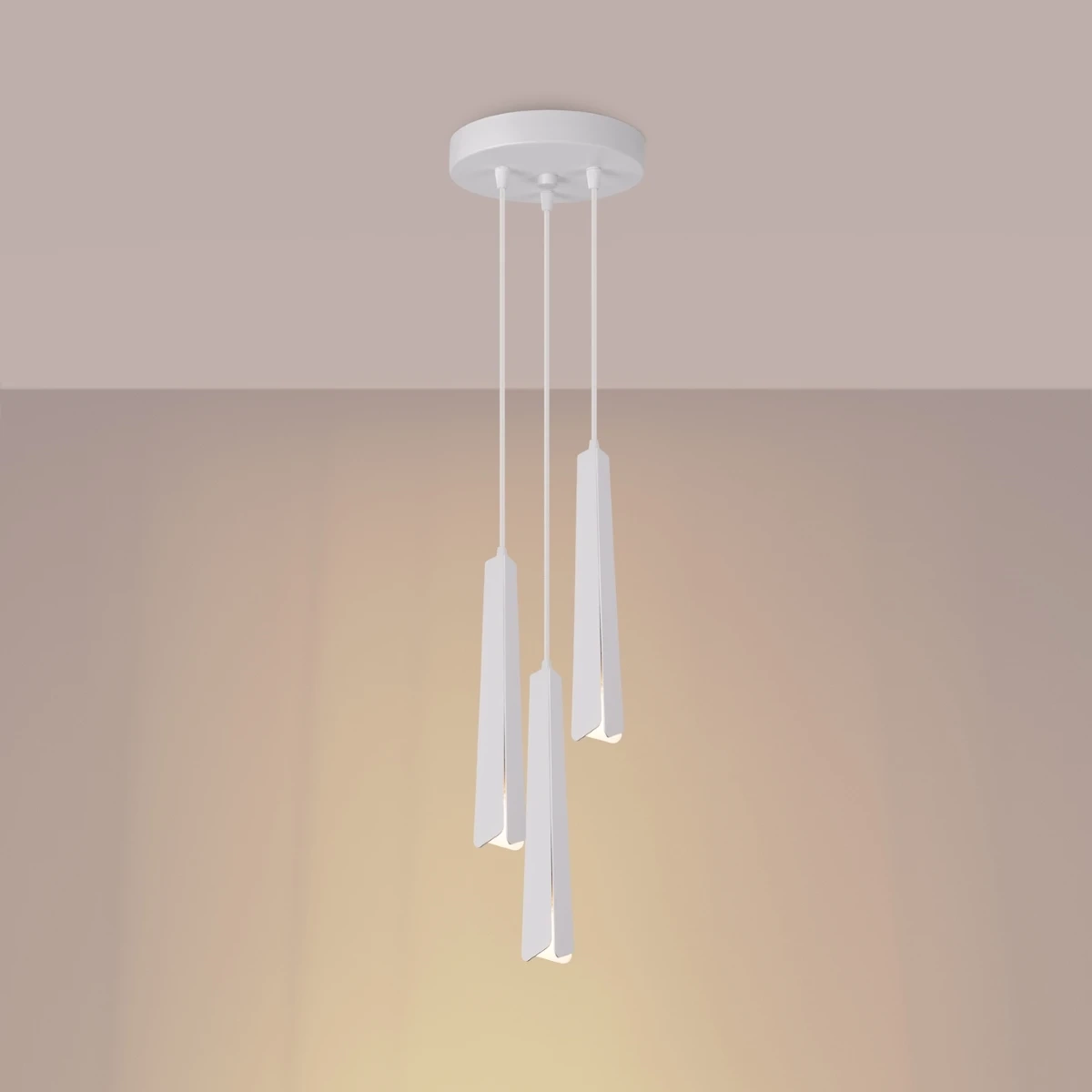 Lampa wisząca PRYSM 3P biała - obrazek 7