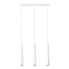 Lampa wisząca PRYSM 3L biała